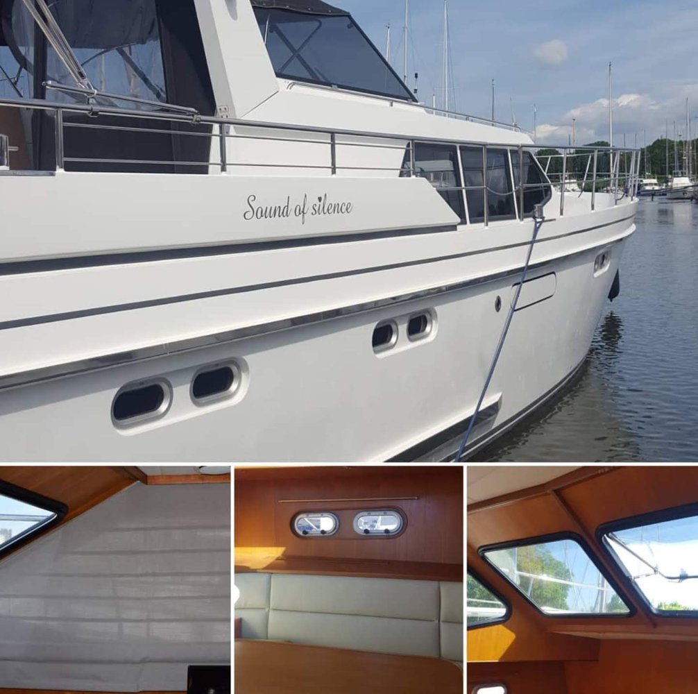 Sound off silence Antwerp Gordijnen Plezierjacht Cruiser