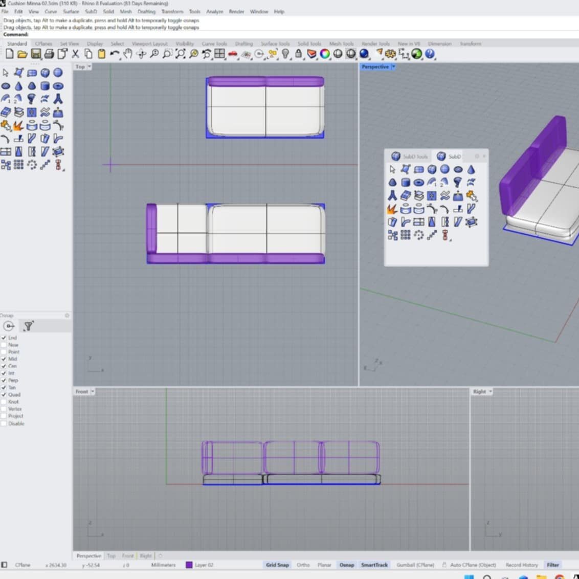 3D ReCraft interieur aanpassing